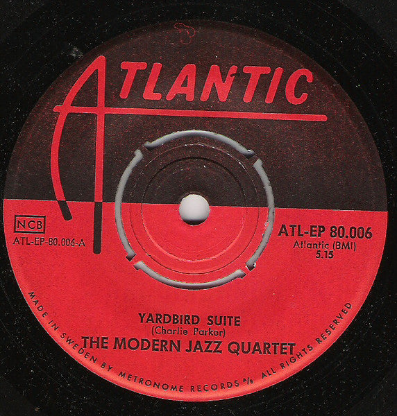 The Modern Jazz Quartet : The Modern Jazz Quartet At Music Inn / Volume 2 (7", EP)