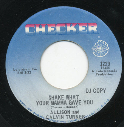 Turner Bros. : Yeah Memories (7", Single, Promo)