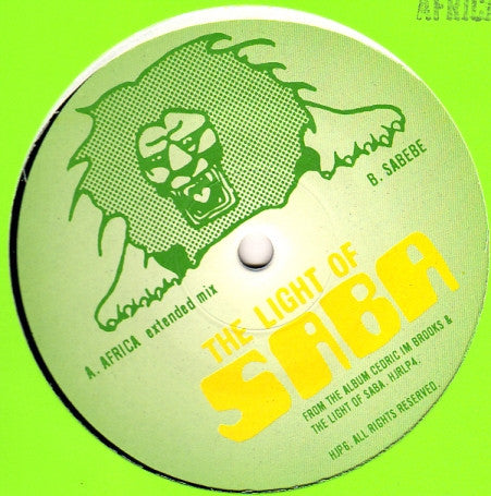 The Light Of Saba : Africa / Sabebe (12")