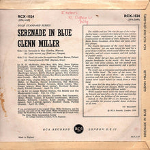 Glenn Miller And His Orchestra : Serenade In Blue (7", EP, Tri)