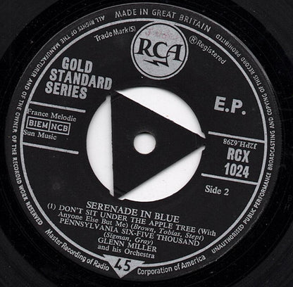 Glenn Miller And His Orchestra : Serenade In Blue (7", EP, Tri)