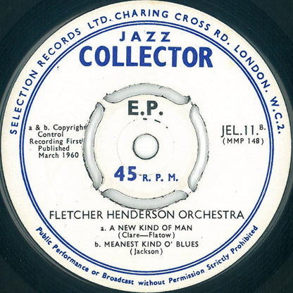Fletcher Henderson And His Orchestra : Plus And Minus Louis Armstrong (7", EP, Mono, Pus)