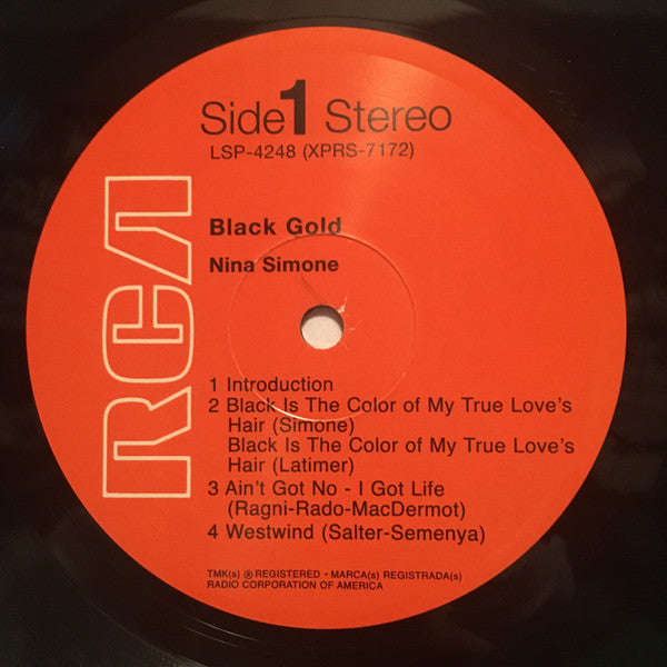 Nina Simone : Black Gold (LP, Album, RE)