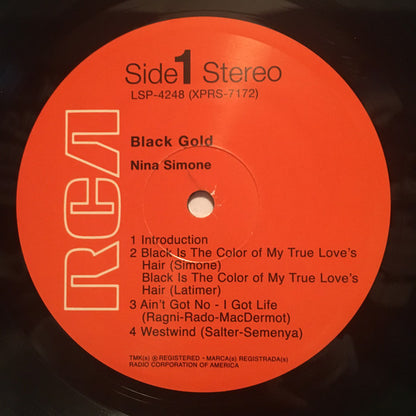 Nina Simone : Black Gold (LP, Album, RE)