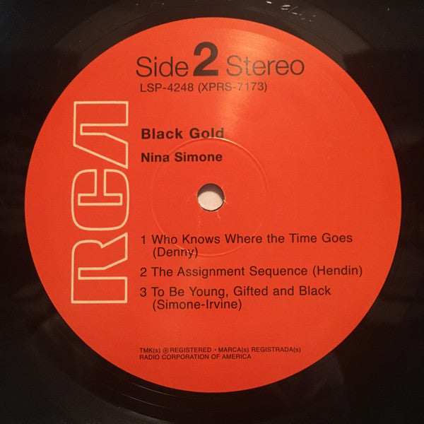 Nina Simone : Black Gold (LP, Album, RE)