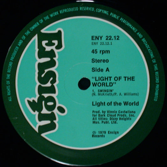 Light Of The World : Swingin' (12", Single)