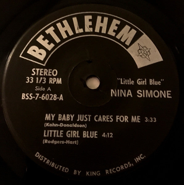 Nina Simone : Little Girl Blue (7", Jukebox)