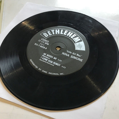 Nina Simone : Little Girl Blue (7", Jukebox)