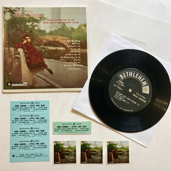 Nina Simone : Little Girl Blue (7", Jukebox)