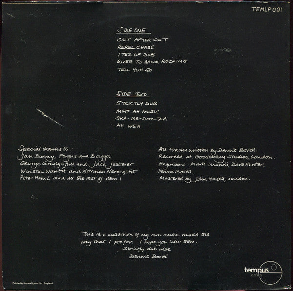 Blackbeard (2) : Strictly Dub Wize (LP, Album)