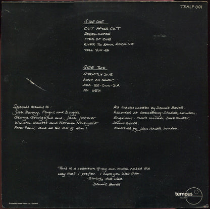 Blackbeard (2) : Strictly Dub Wize (LP, Album)