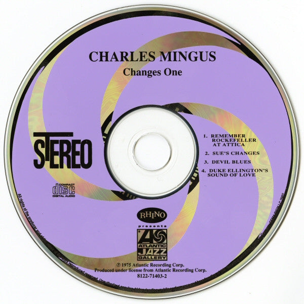 Charles Mingus : Changes One (CD, Album, RE, RM)