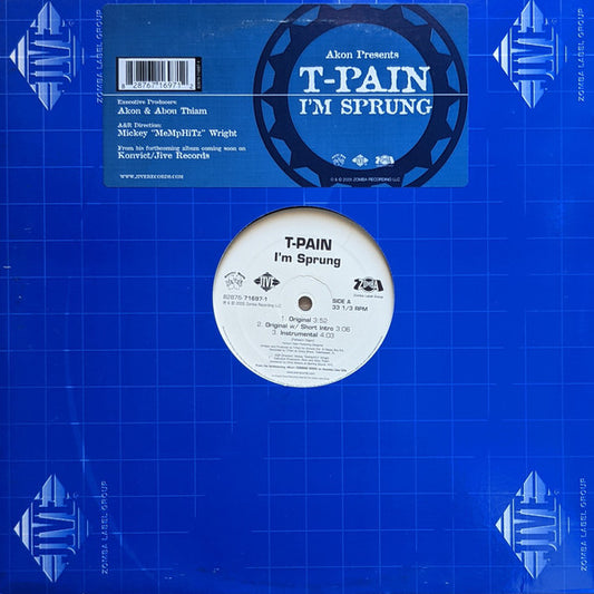 T-Pain : I'm Sprung (12")