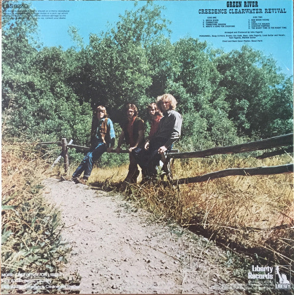 Creedence Clearwater Revival : Green River (LP, Album, RE, Bla)