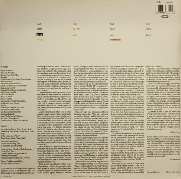 Miles Davis : Aura (2xLP, Album)