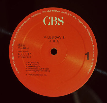 Miles Davis : Aura (2xLP, Album)