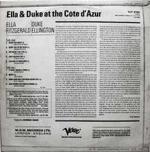 Ella Fitzgerald, Duke Ellington : Ella & Duke At The Côte D'Azur (LP, Album, Mono, Abr)