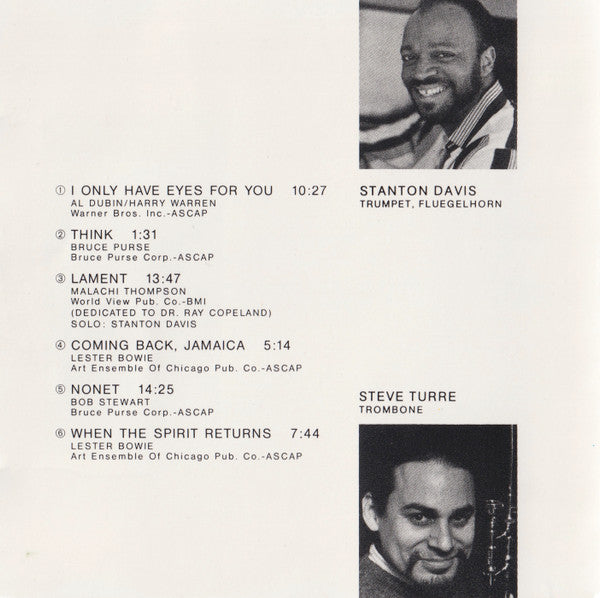 Lester Bowie's Brass Fantasy : I Only Have Eyes For You (CD, Album)