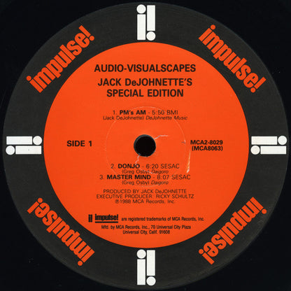 Jack DeJohnette's Special Edition : Audio-Visualscapes (2xLP, Album)