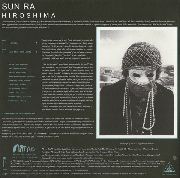 The Sun Ra All Stars Band*, Sun Ra : Hiroshima (LP, Album, RE, RM)