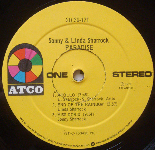 Sonny Sharrock & Linda Sharrock : Paradise (LP, Album, PR-)