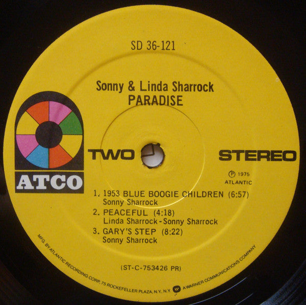 Sonny Sharrock & Linda Sharrock : Paradise (LP, Album, PR-)