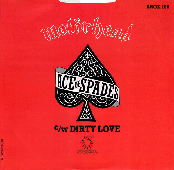 Motörhead : Ace Of Spades (12", Single, Ltd, S/Edition)
