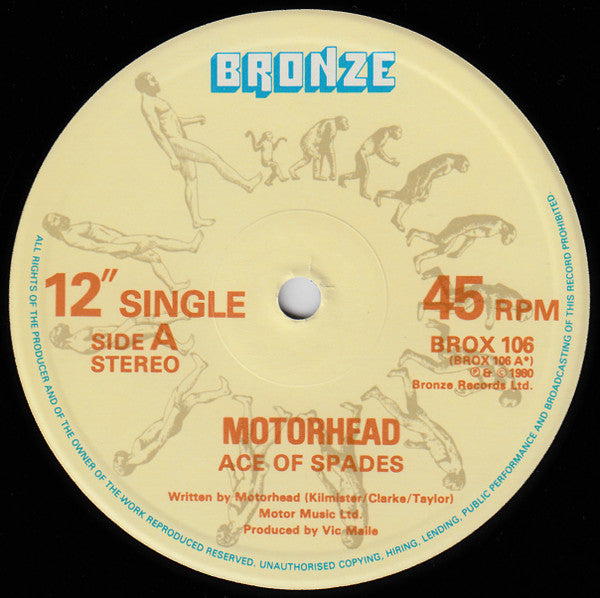 Motörhead : Ace Of Spades (12", Single, Ltd, S/Edition)
