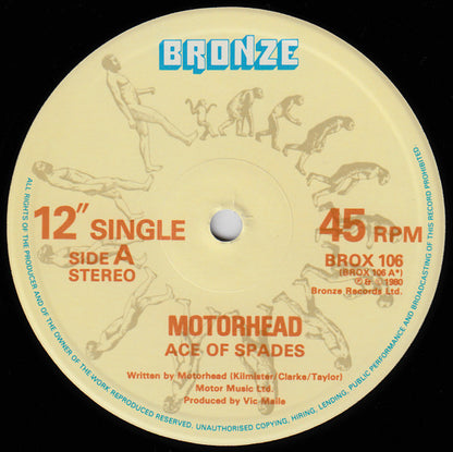Motörhead : Ace Of Spades (12", Single, Ltd, S/Edition)