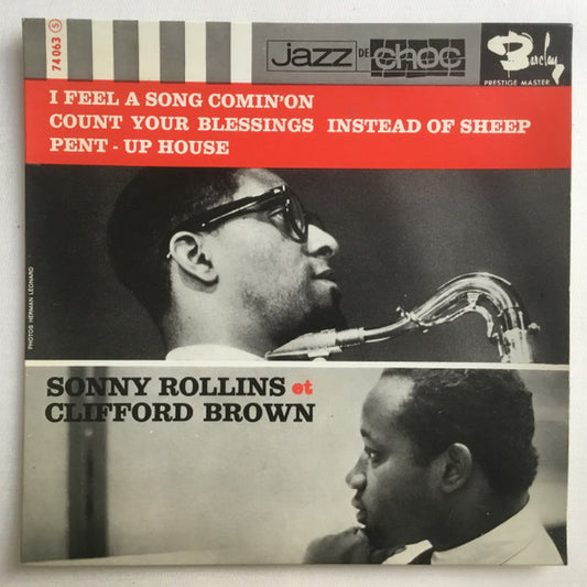 Sonny Rollins Et Clifford Brown : I Feel A Song Comin’on (7", EP)