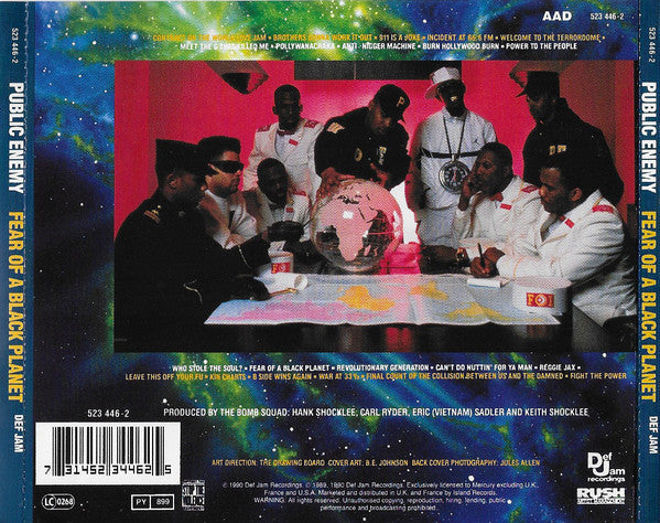 Public Enemy : Fear Of A Black Planet (CD, RE, RP)