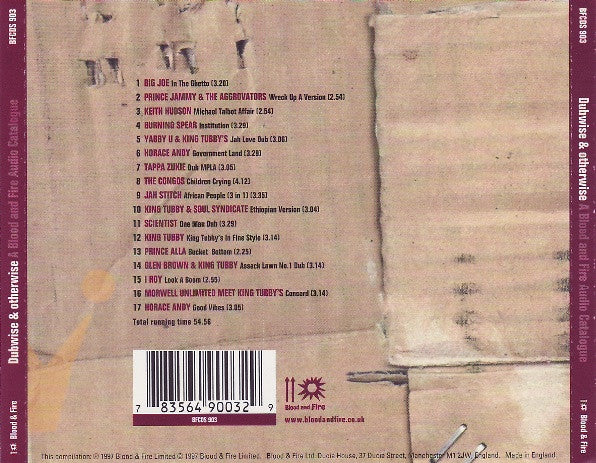 Various : Dubwise & Otherwise (A Blood And Fire Audio Catalogue) (CD, Comp)