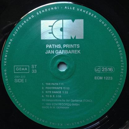 Jan Garbarek, Bill Frisell, Eberhard Weber, Jon Christensen : Paths, Prints (LP, Album)