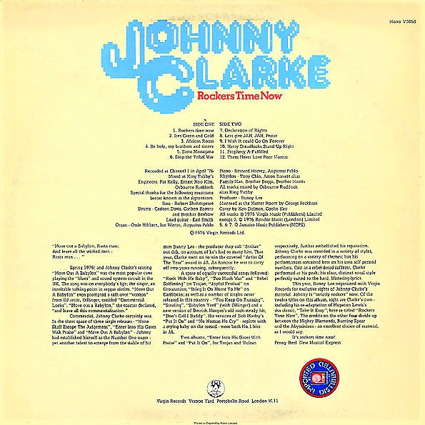 Johnny Clarke : Rockers Time Now (LP, Album, Mono)