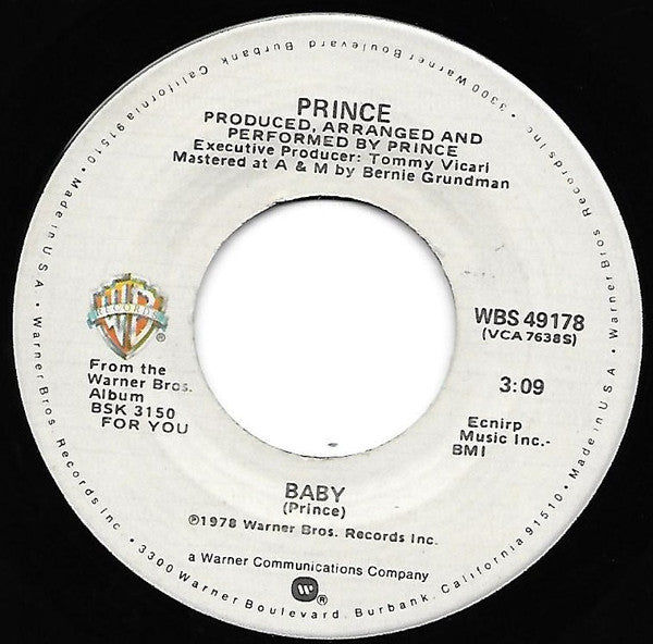 Prince : Why You Wanna Treat Me So Bad? (7", Single, SRC)