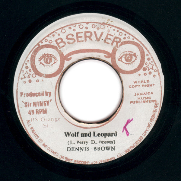 Dennis Brown : Wolf And Leopard (7")