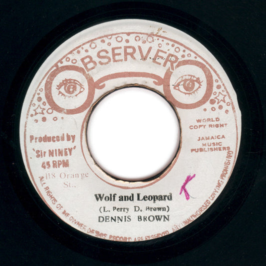Dennis Brown : Wolf And Leopard (7")