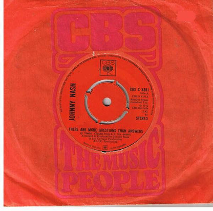 Johnny Nash : There Are More Questions Than Answers (7", Single)