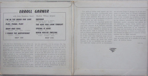 Erroll Garner : Erroll Garner (2x7", EP, Gat)
