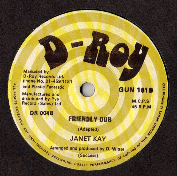 Janet Kay : That's What Friend's Are For (7")