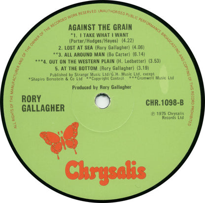Rory Gallagher : Against The Grain (LP, Album)