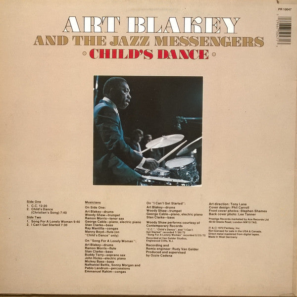 Art Blakey And The Jazz Messengers* : Child's Dance (LP, Album, RE)