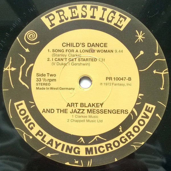 Art Blakey And The Jazz Messengers* : Child's Dance (LP, Album, RE)