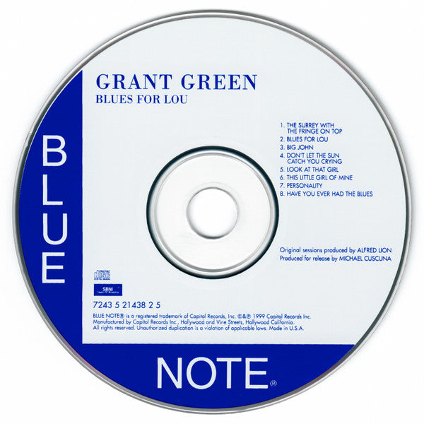 Grant Green : Blues For Lou (CD, Album, Ltd)