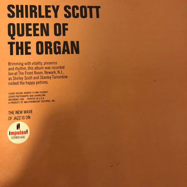 Shirley Scott : Queen Of The Organ (LP, Album)