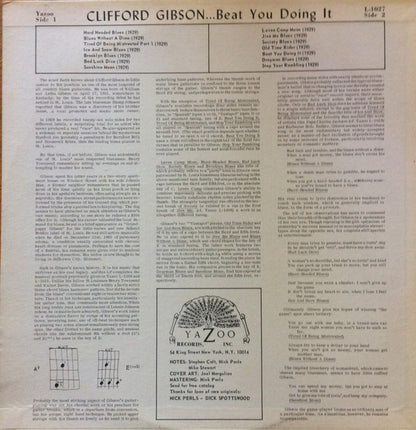 Clifford Gibson : Beat You Doing It (LP, Comp)
