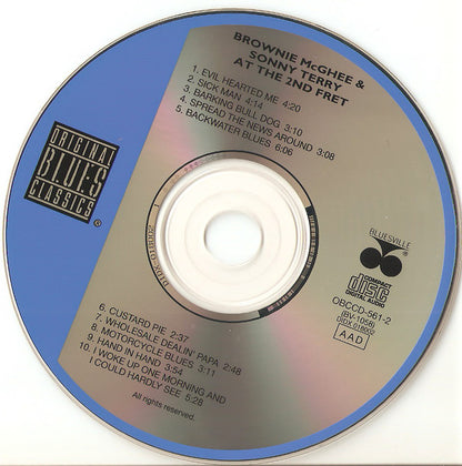 Brownie McGhee & Sonny Terry* : Brownie McGhee & Sonny Terry At The 2nd Fret (CD, Album, RE, RM)