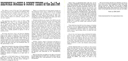 Brownie McGhee & Sonny Terry* : Brownie McGhee & Sonny Terry At The 2nd Fret (CD, Album, RE, RM)