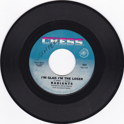 The Radiants :  I'm Glad I'm The Loser (7", Single, Mon)