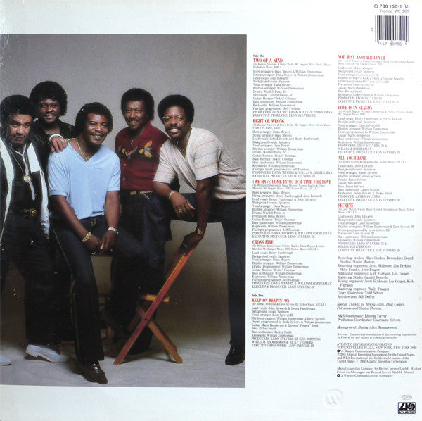 Spinners : Cross Fire (LP, Album)
